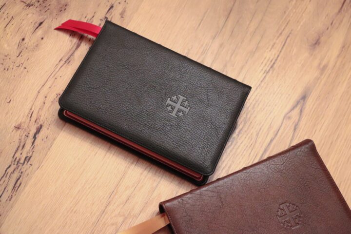 Schuyler Personal Size Canterbury KJV, Black Goatskin Bible – PREORDER