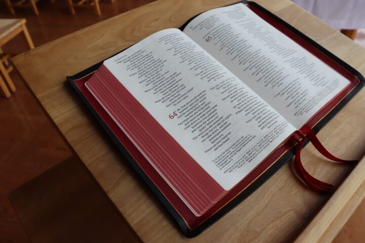 Schuyler Quentel NIV, Full Yapp Black Goatskin Bible - Image 2