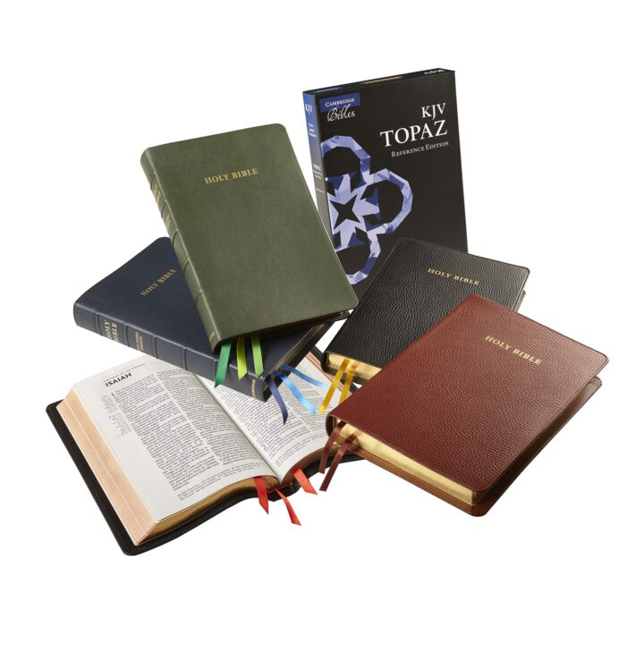 Cambridge Topaz KJV Reference Bible, Dark Blue Goatskin - Image 2