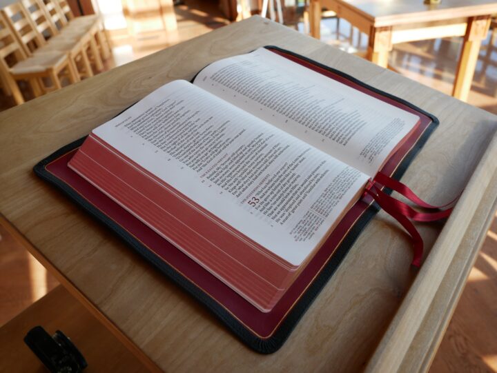 Schuyler Stridon NKJV, Full Yapp Black Goatskin Bible - Image 3