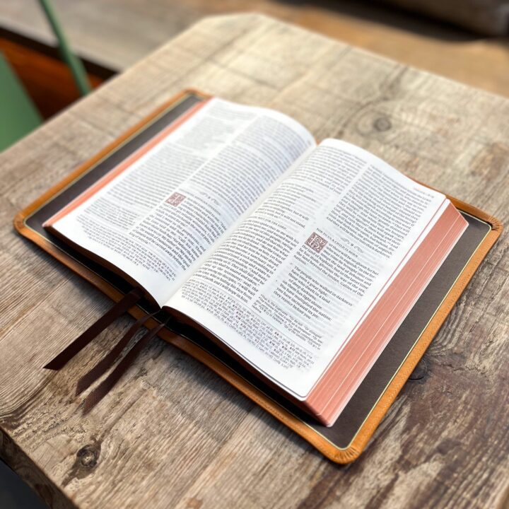 Schuyler Personal Size Quentel ESV, Full Yapp Tuscany Calfskin Bible – PREORDER - Image 2