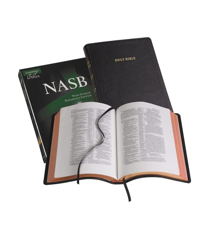 Cambridge NASB Wide Margin Reference Bible, Black Goatskin