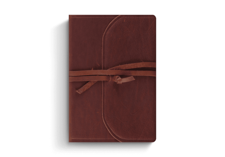 Crossway ESV Student Study Bible, Natural Leather, Brown, Flap with Strap - Image 2