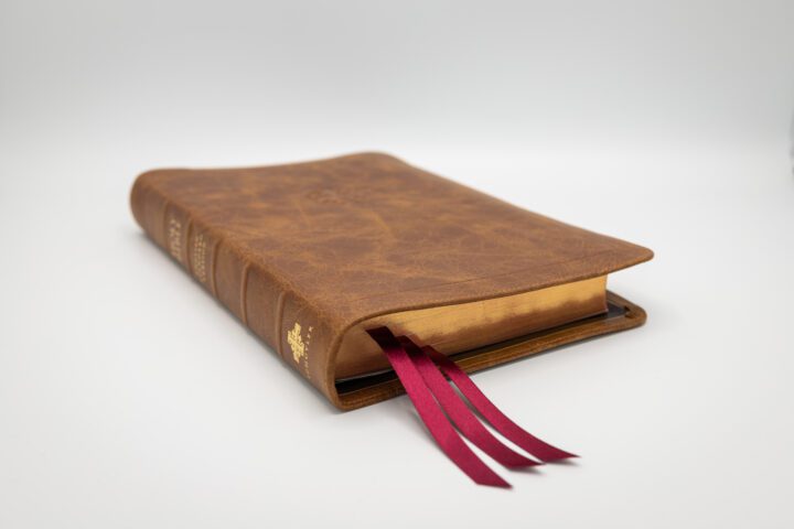 Schuyler Canterbury KJV, Full Yapp Desert Camel Calfskin Bible – PREORDER