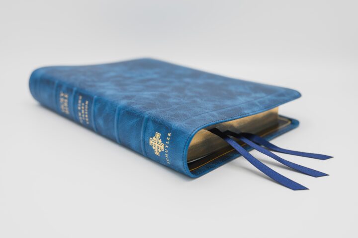 Schuyler Quentel CSB, Marbled Sapphire Calfskin Bible